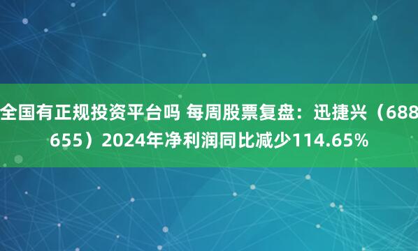 全国有正规投资平台吗 每周股票复盘：迅捷兴（688655）2024年净利润同比减少114.65%