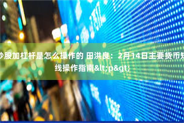 炒股加杠杆是怎么操作的 田洪良：2月14日主要货币短线操作指南<p>