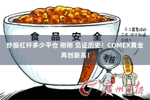 炒股杠杆多少平仓 刚刚 见证历史！COMEX黄金再创新高！